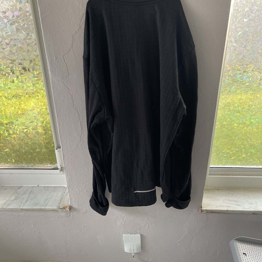 Nike Running Black Full-Zip Hoodie Jacket with Reflective Detail, Men's XL - Picture 6 of 7